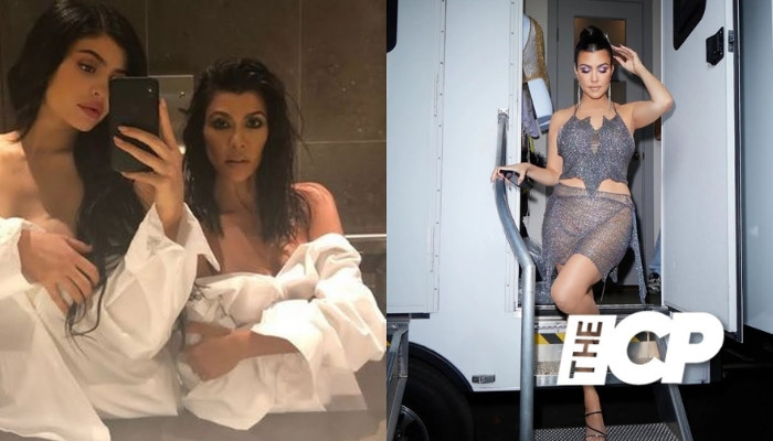 Kourtney Kardashian Strips Off With Kylie Jenner And Showing Her Real