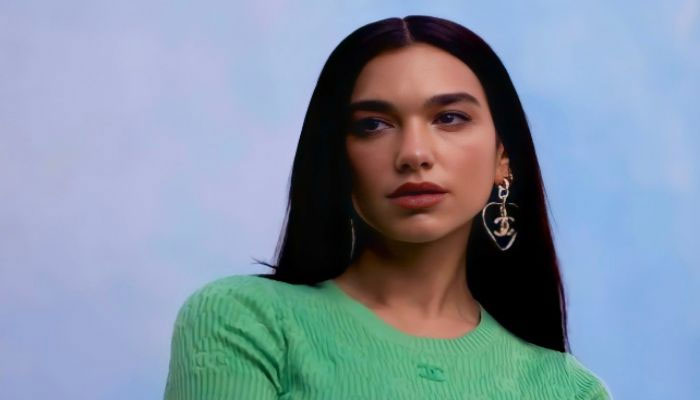 Dua Lipa goes glam in a Lace-up crop top and sheer pants: Check Out