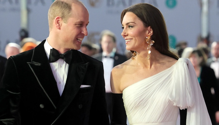 Kate Middleton gives Prince William cheeky slap on BAFTA red carpet ...