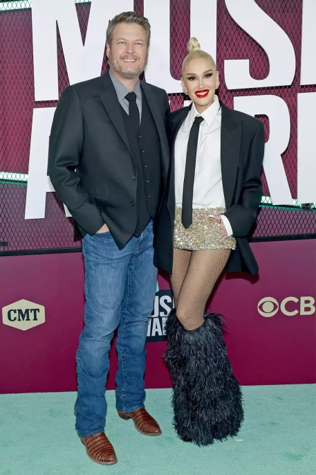 Gwen Stefani And Blake Shelton Are TWINING In Suits For The 2023 CMT   35467 9299067 77 Updates 