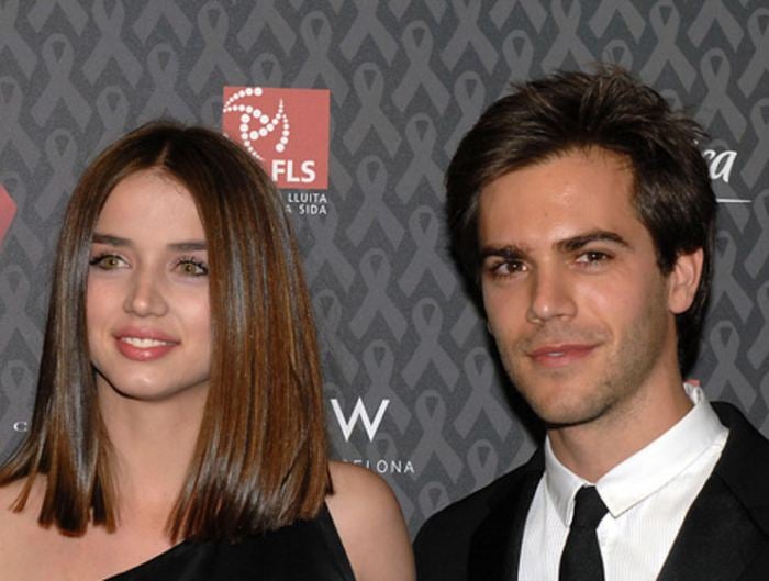 De Armas pictured with Clotet