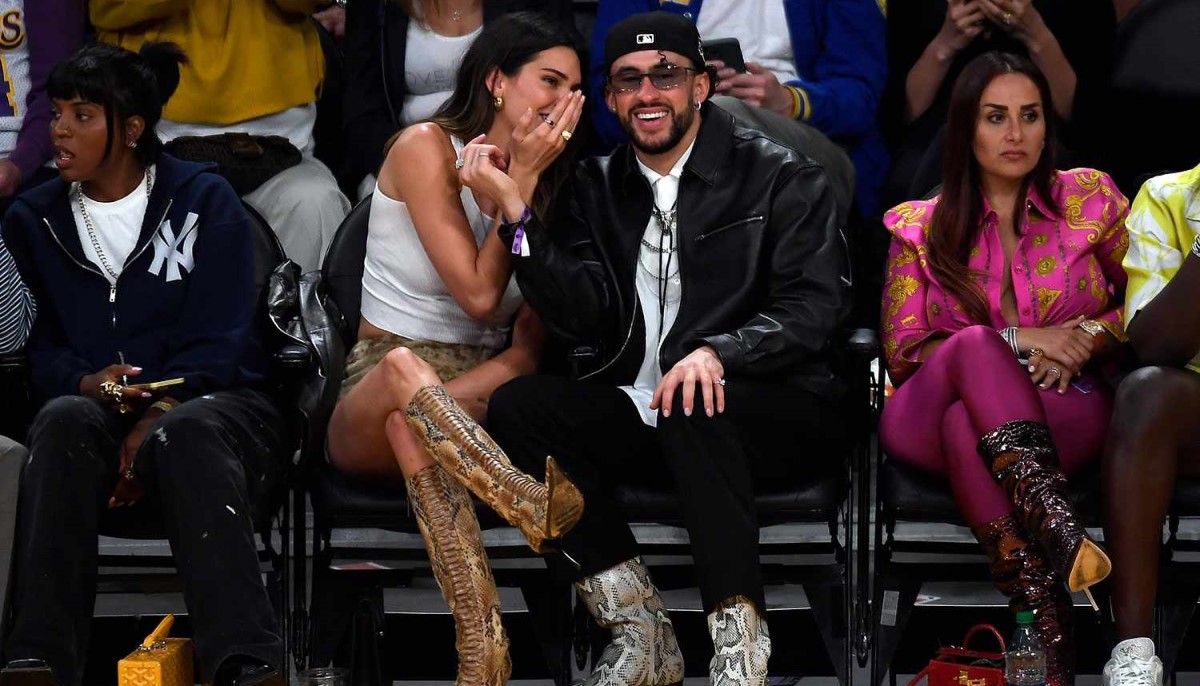 Kendall Jenner, Bad Bunny GOSSIP Courtside at Lakers Playoff Game