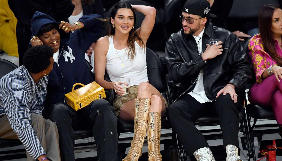 Kendall Jenner, Bad Bunny GOSSIP Courtside at Lakers Playoff Game