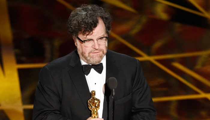 Kenneth Lonergan after winning an Oscar