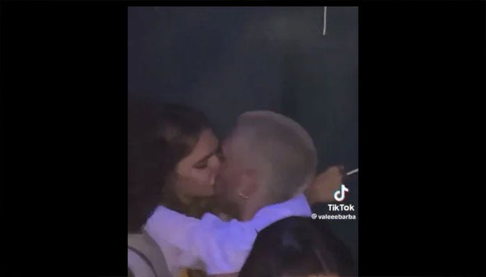 Shocking video surfaces: Damiano David kissing a girl in club.