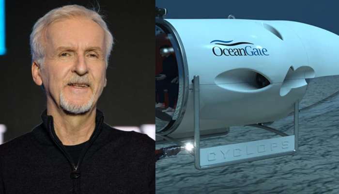 James Cameron claims he was told of the submarine explode on Monday