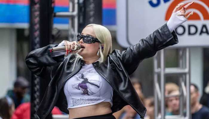 Kim Petras pays tribute to Fergie by Wearing T-Shirt with Viral Cartwheel Meme