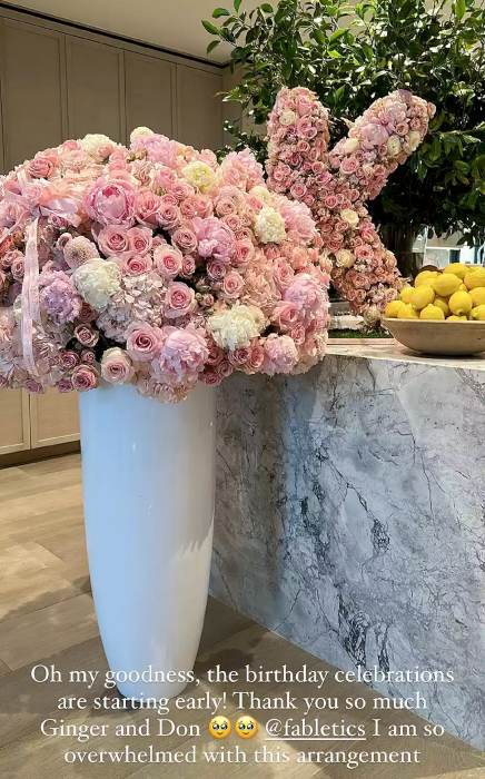 Khloe Kardashian ahead of 39th birthday receives humongous flower arrangement