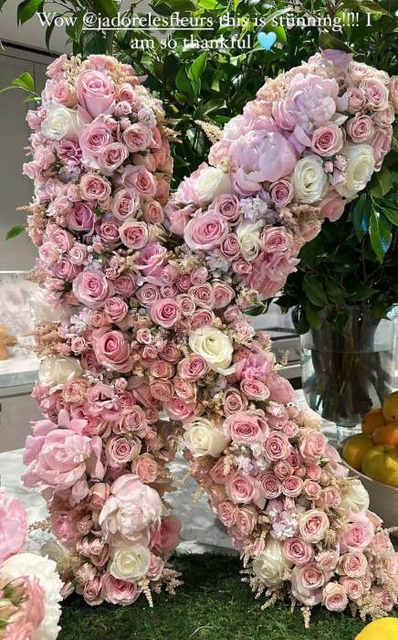 Khloe Kardashian ahead of 39th birthday receives humongous flower arrangement