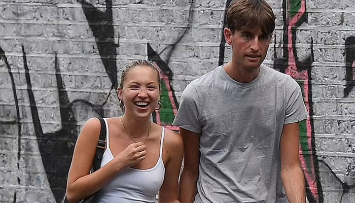 Lila Moss spotted cuddling up to boyfriend Yoni Helbitz in London dinner date.