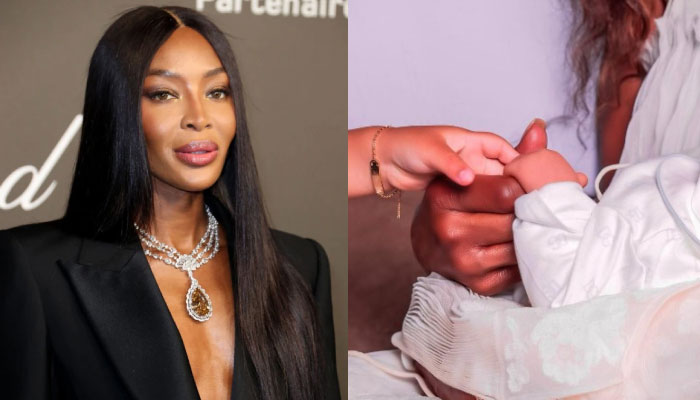 Naomi Campbell shared an adorable photo on social media revealing the birth of her second child