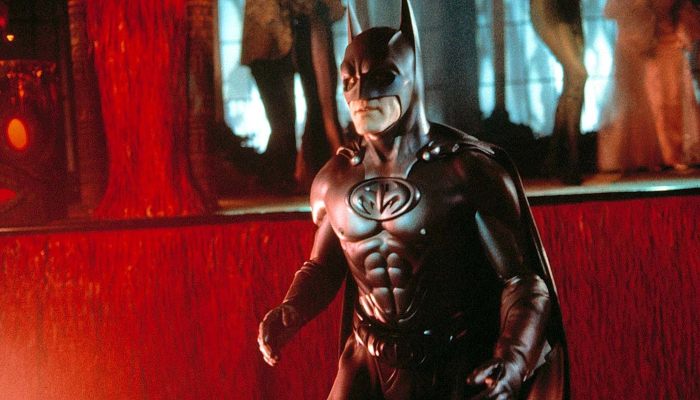 George Clooney as Batman in Batman & Robin