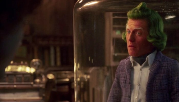 Hugh Grant as Oompa Loompa