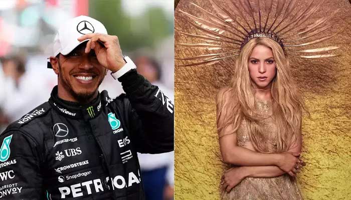 Shakira, Lewis Hamilton cant keep hands off each other on London night out