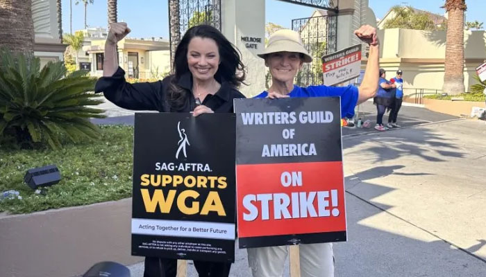 SAG-AFTRA joins WGA on Picket Lines as contract negotiations with Studios collapse.