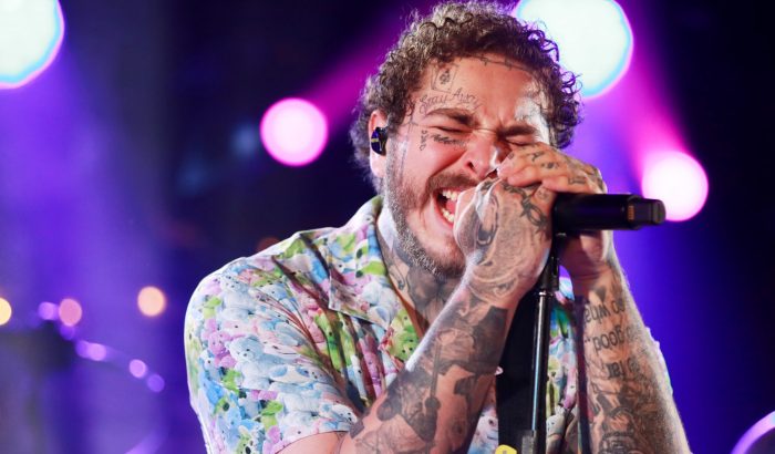 Post Malone FREE SHOW In New York Citys Time Square on TSX Stage