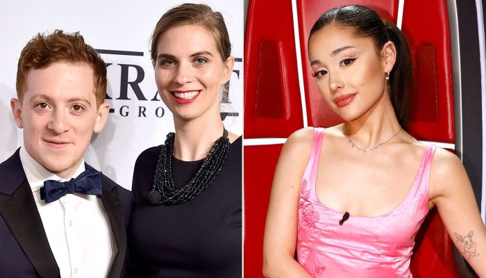 Ethan Slater with wife before romance with Ariana Grande